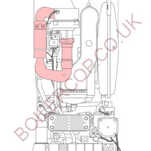 0020195480 - VAILLANT - EcoFIT - EcoFIT Pure 835 Combi VUW 356/6-3 (H-GB) - Air Inlet Duct